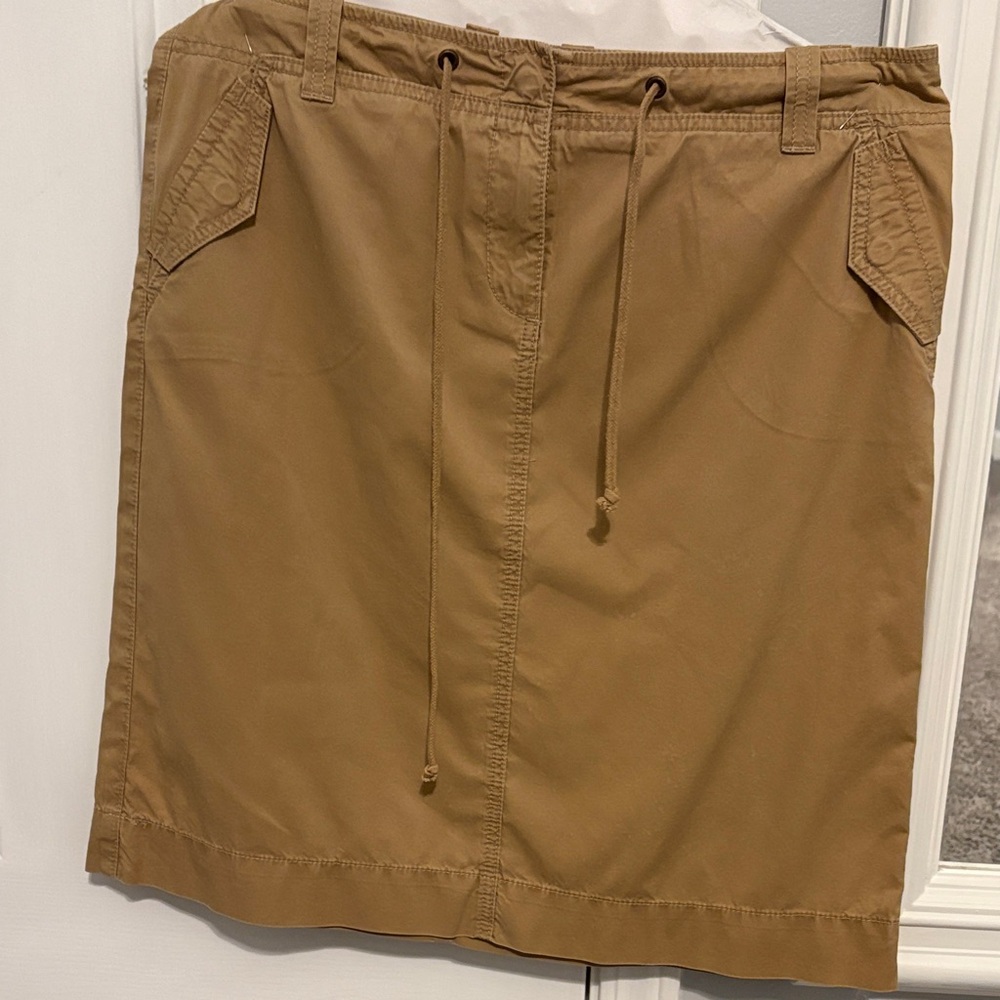 J. Crew | Khaki Chino Skirt. Size 10
